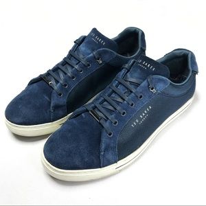 Ted Baker Mens Blue Suede Leather Eeril 